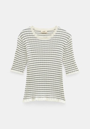 Brett Cotton Striped Knitted Top