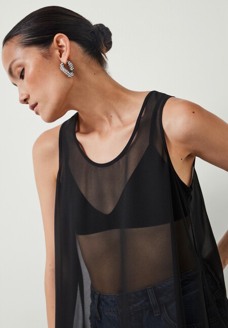 Lizzie Sheer Maxi Dress