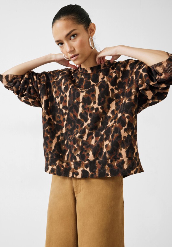 Leanne Leopard Sweatshirt | Leopard | hush