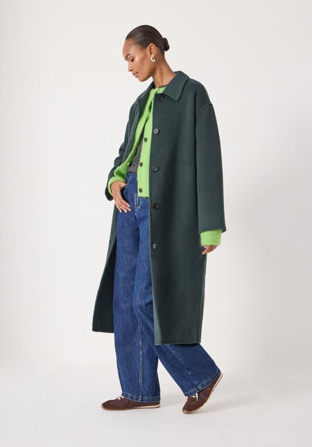 Edie Pure Wool Double Faced Coat