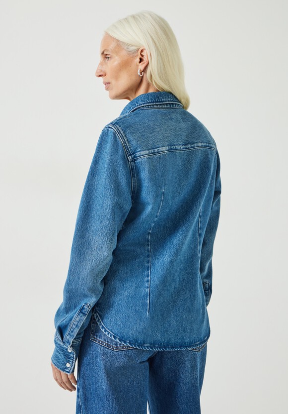 Danica Fitted Denim Shirt