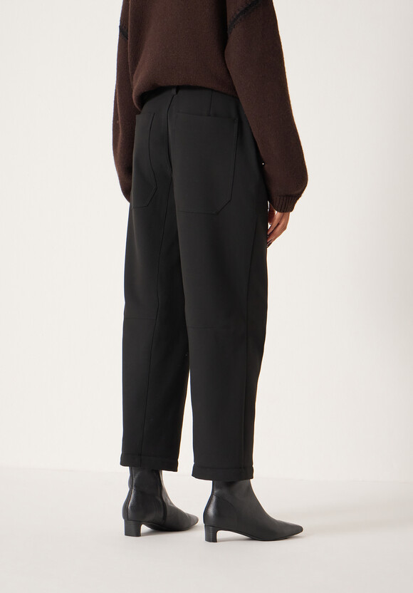 Cordi Barrel Leg Tailored Trousers