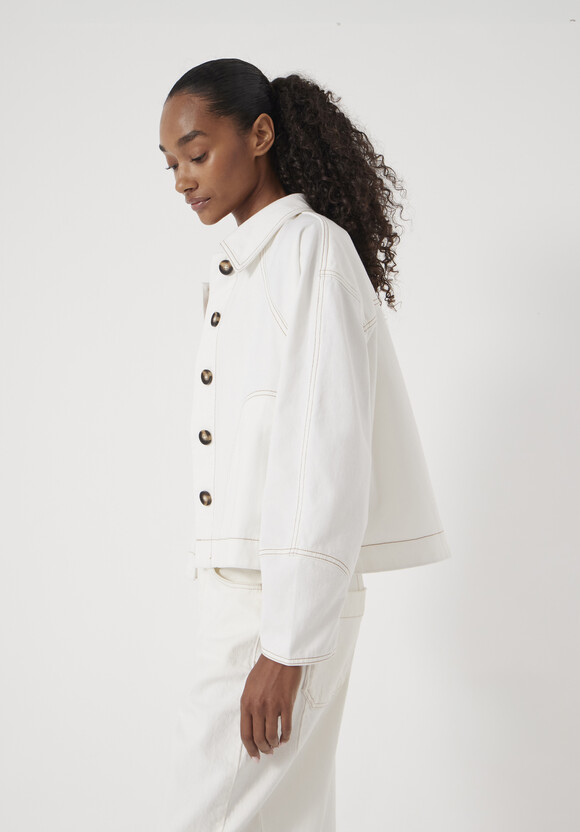 Barrel Sleeve Swing Jacket
