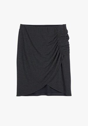 Ines Ruched Mini Skirt