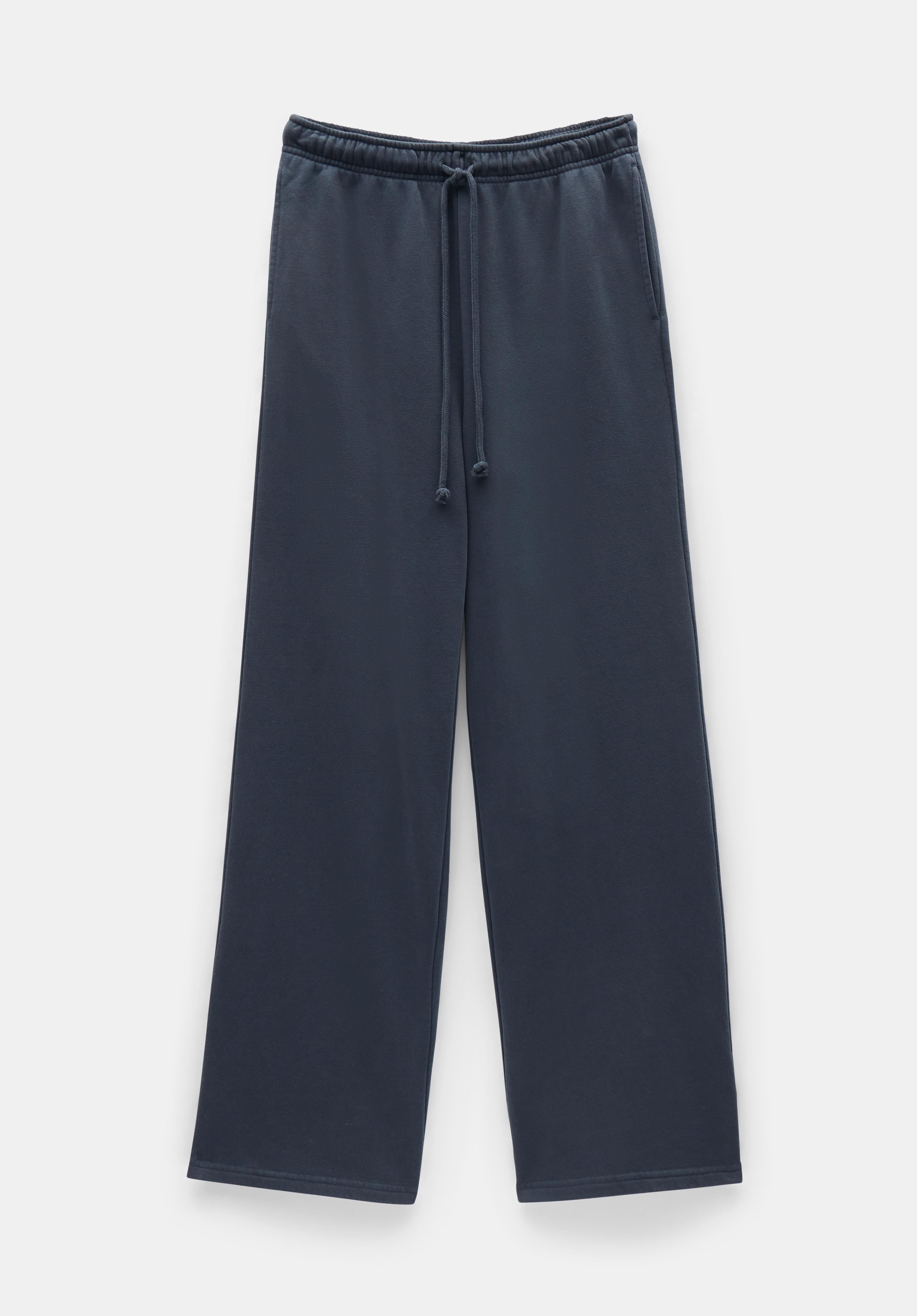 Navy straight leg joggers sales