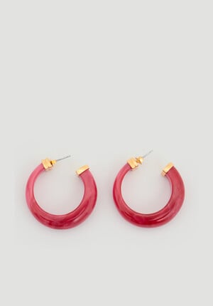 Chunky Resin Hoops