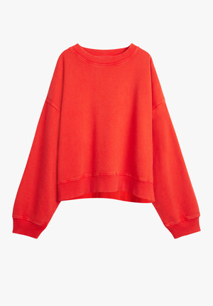 Rozanne Cotton Boxy Sweatshirt