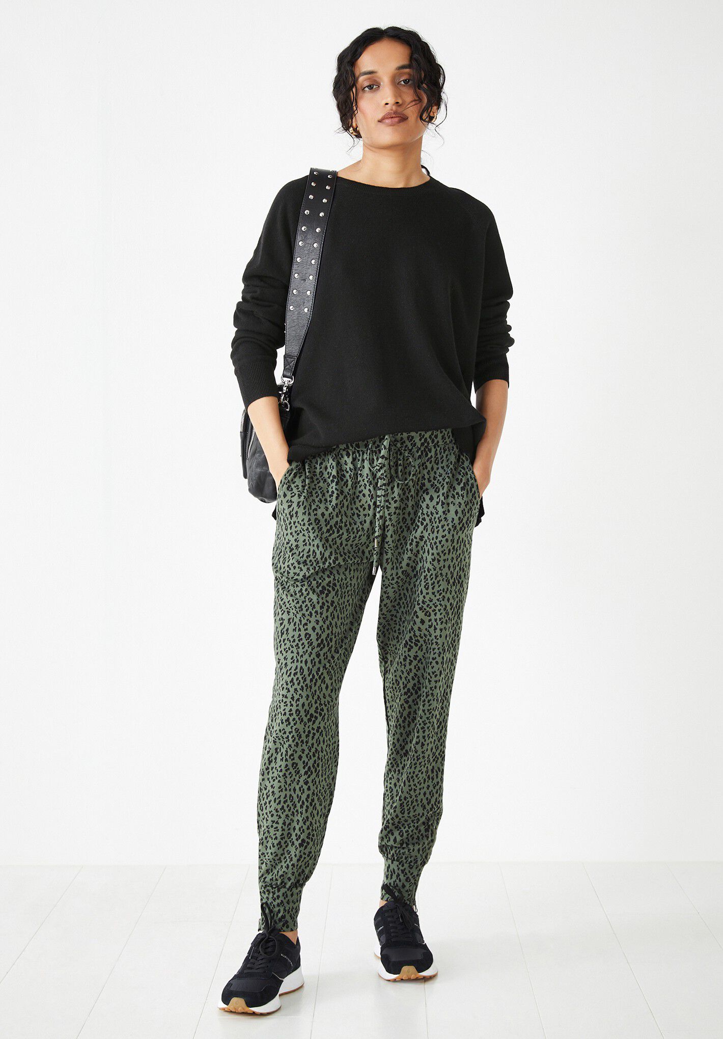Zara leopard joggers 2025
