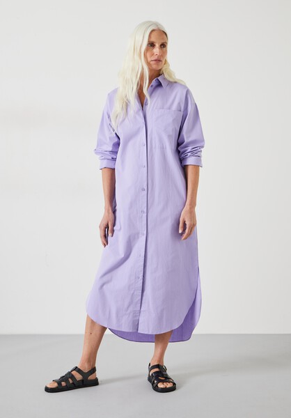 Sahra Cotton Midi Shirt Dress
