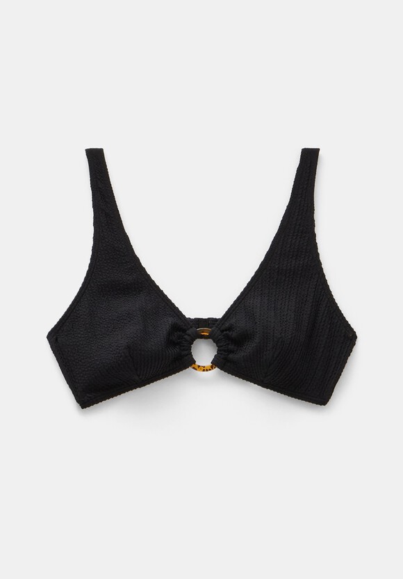 Crinkle Ring Bikini Top