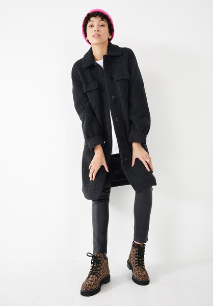 Monroe Faux Shearling Overshirt