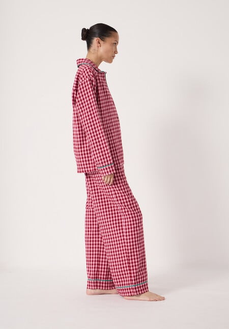 Brushed Cotton Gingham Pyjamas