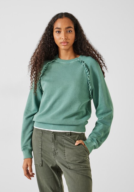 Amayah Ruffle Detail Sweatshirt