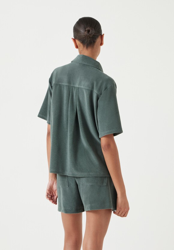 Towelling Short Sleeve Shirt