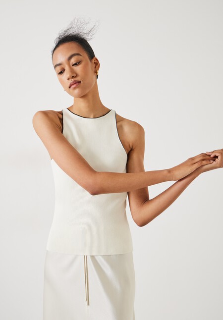 Acher Ribbed Knit Vest