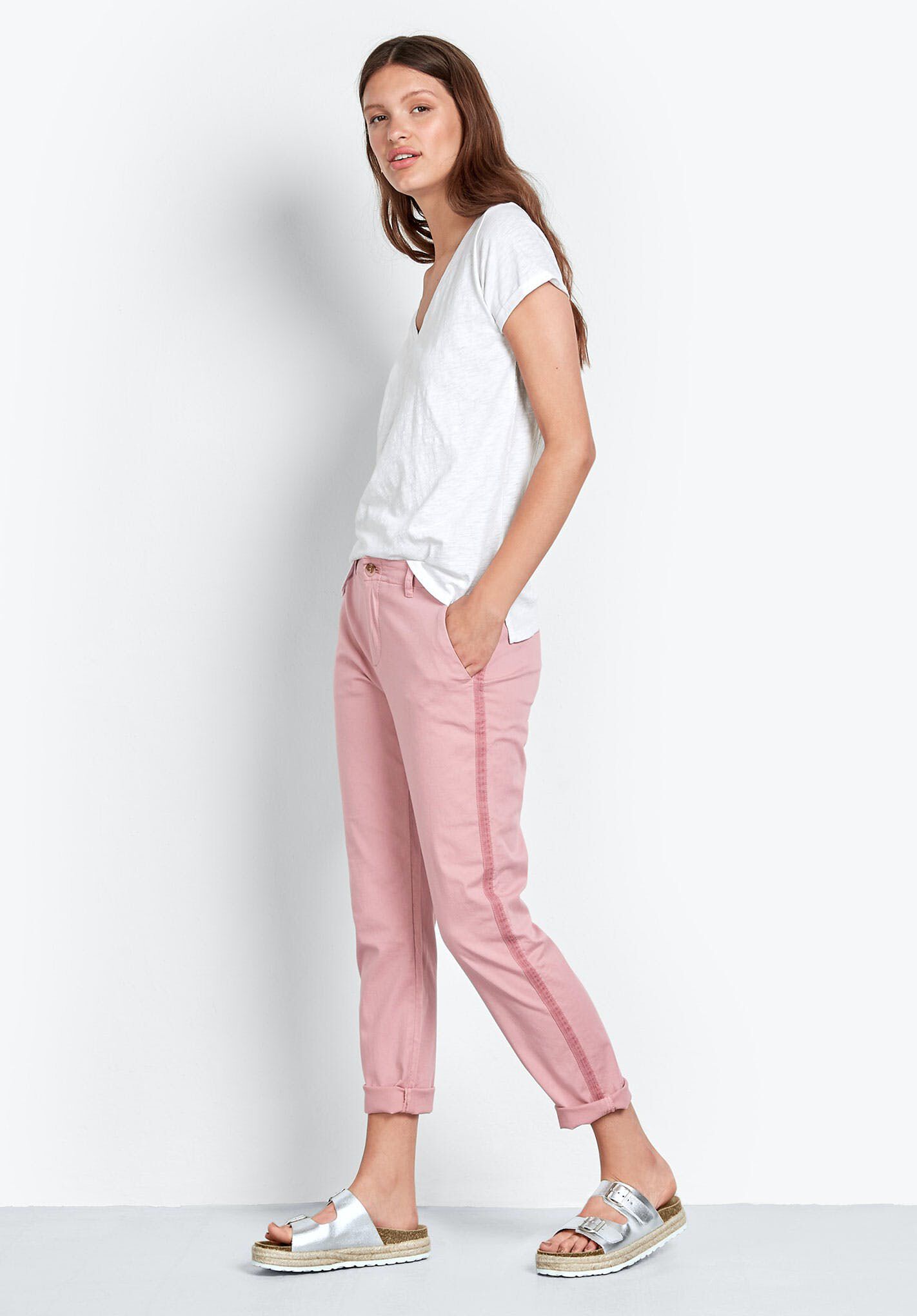Girlfriend chino joggers outlet