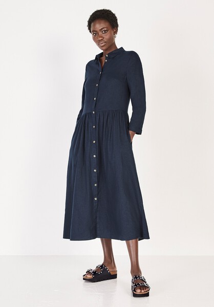 Shani Linen Midi Dress