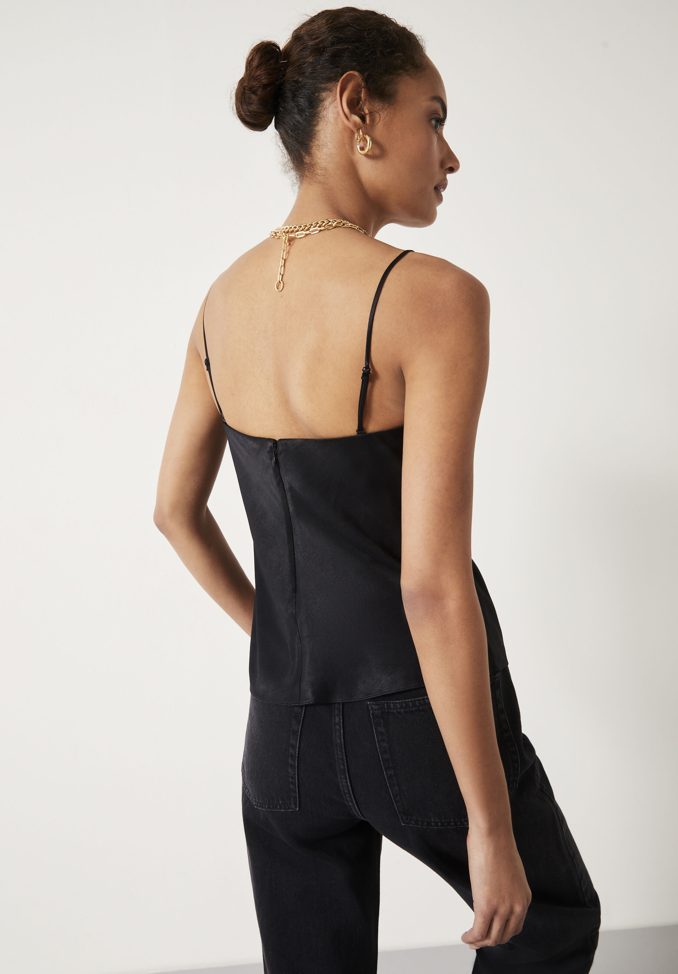 Strapless camisole top tops