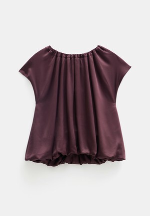 Satin Circular Top