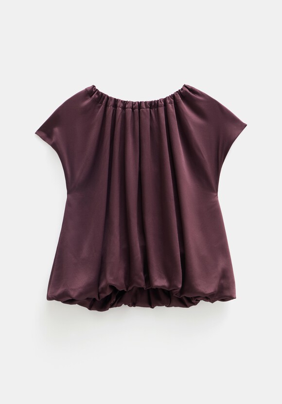 Satin Circular Top