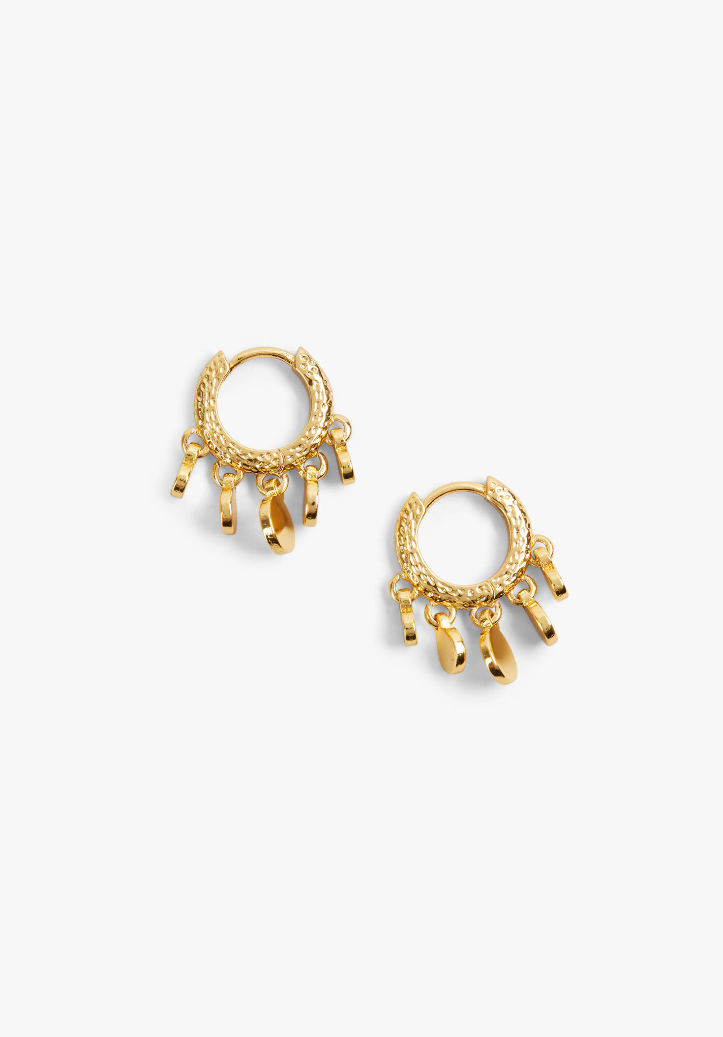 Lyra Mini Disc Earrings