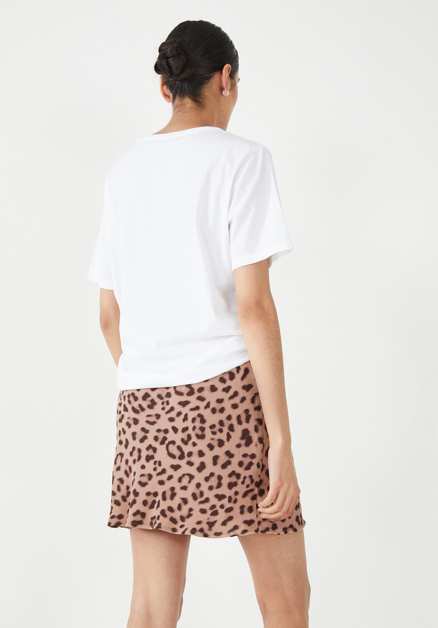 Leopard print sale mini skirt