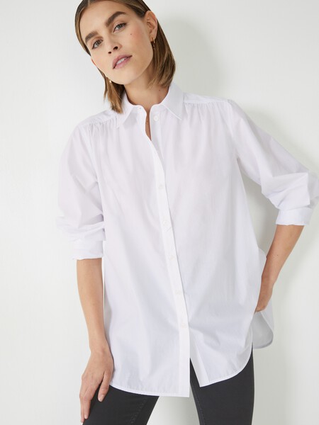 Longline Poplin Shirt