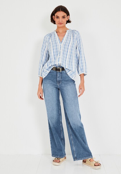 Textured Check Top