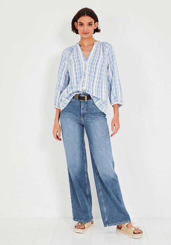Textured Check Top