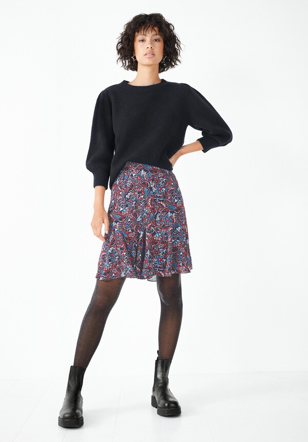 Godet Mini Skirt