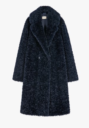 Leighton Textured Faux Fur Coat