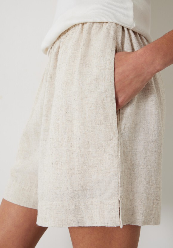 Lana Linen Blend Shorts