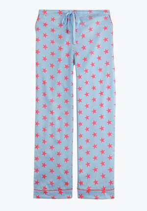 Star Piped Cotton PJ Trousers