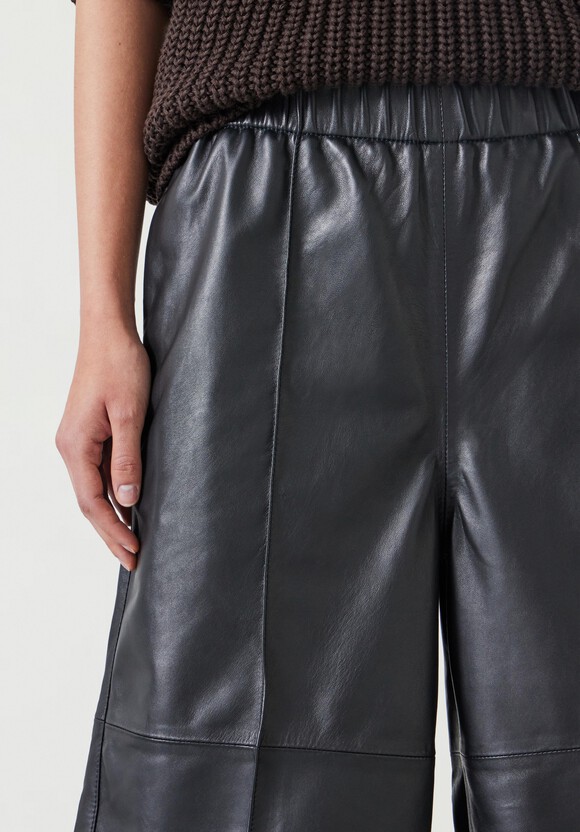 Leather Bermuda Short