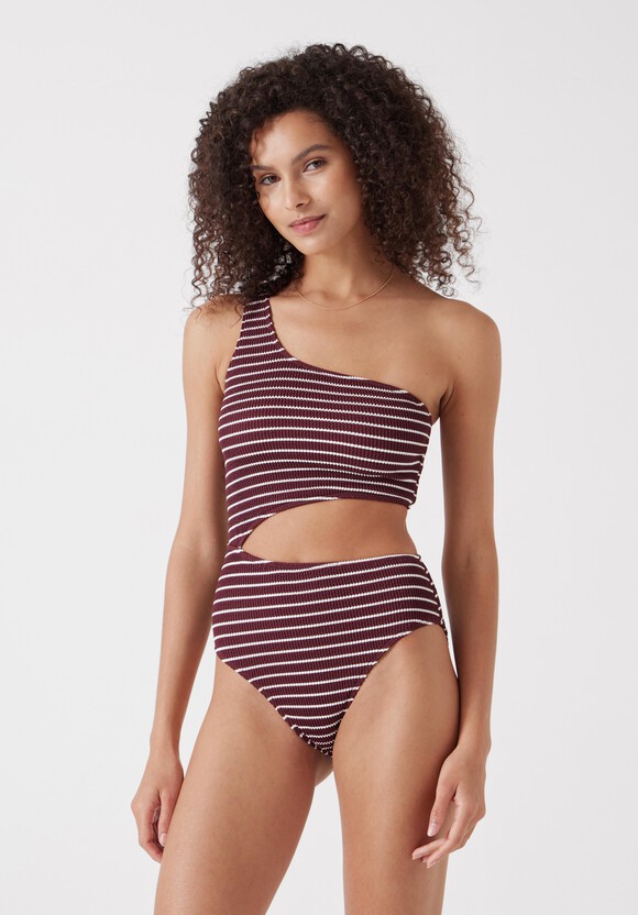 Clare Crinkle Cut Out Swimsuit