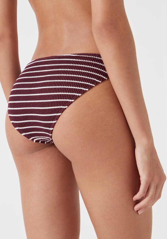 Cally Classic Stripe Crinkle Bikini Bottoms