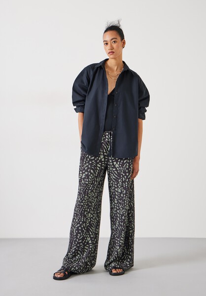 Layla Print Tie Waist Trousers
