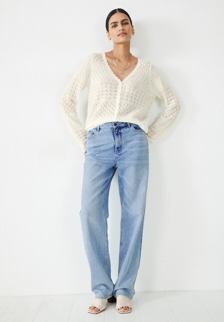 Hollie Scalloped Edge Cardigan