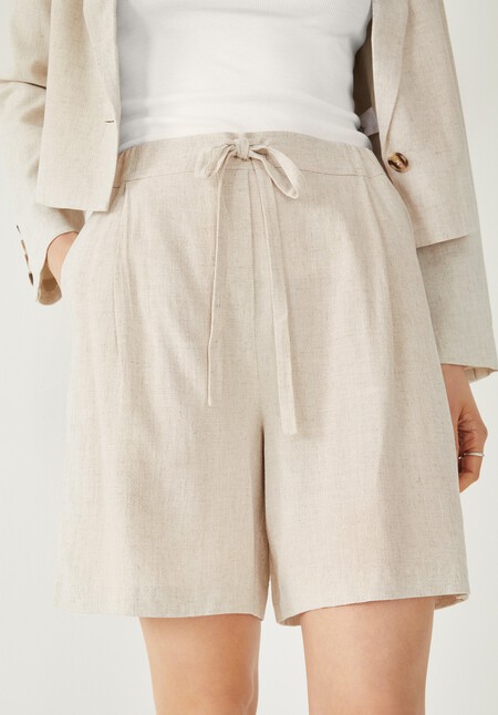 Deia Linen Blend Shorts