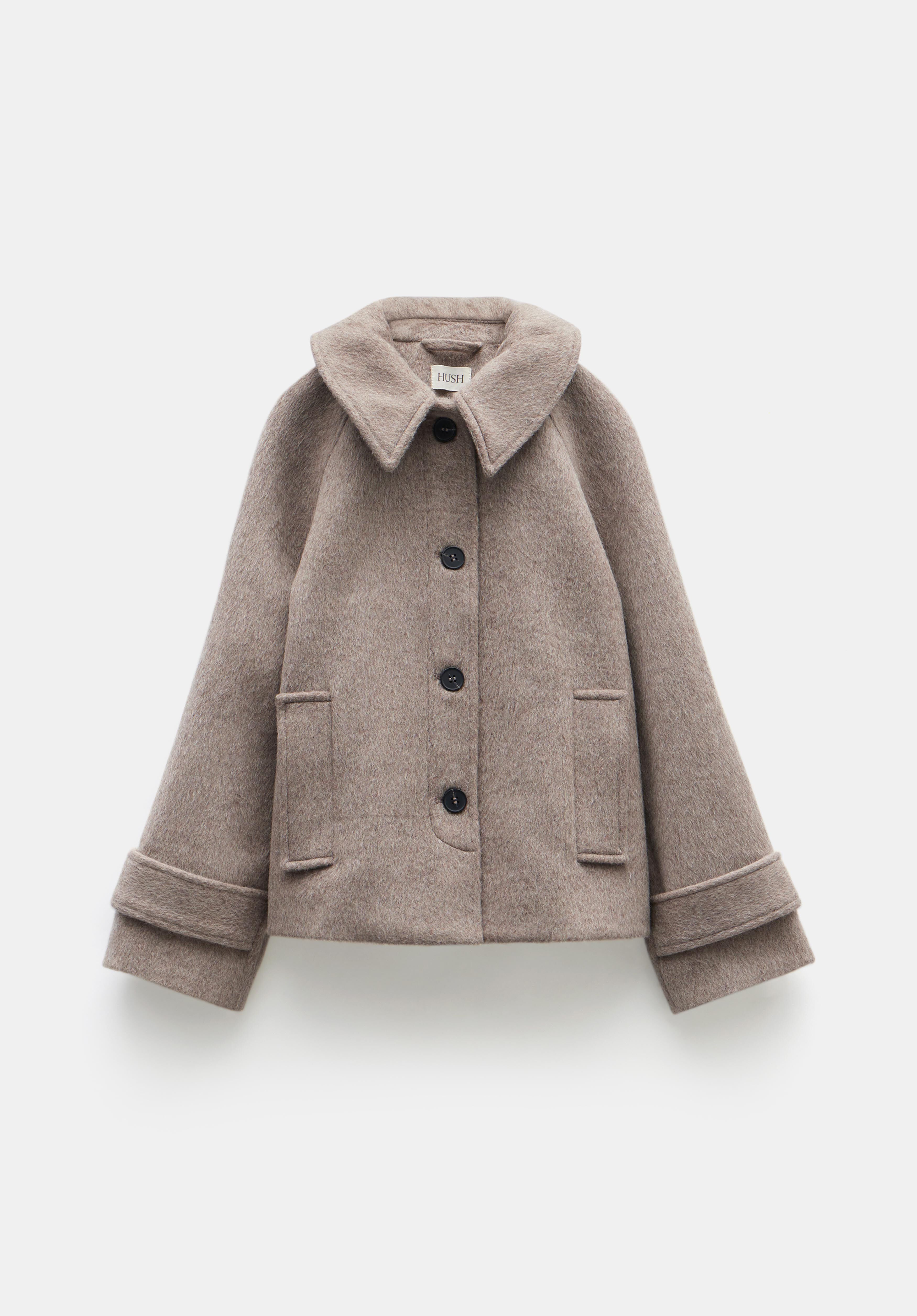 Moore Pure Wool Jacket Oatmeal Grey hush