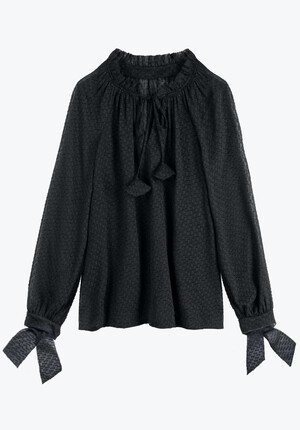 Sherilyn Jacquard Blouse