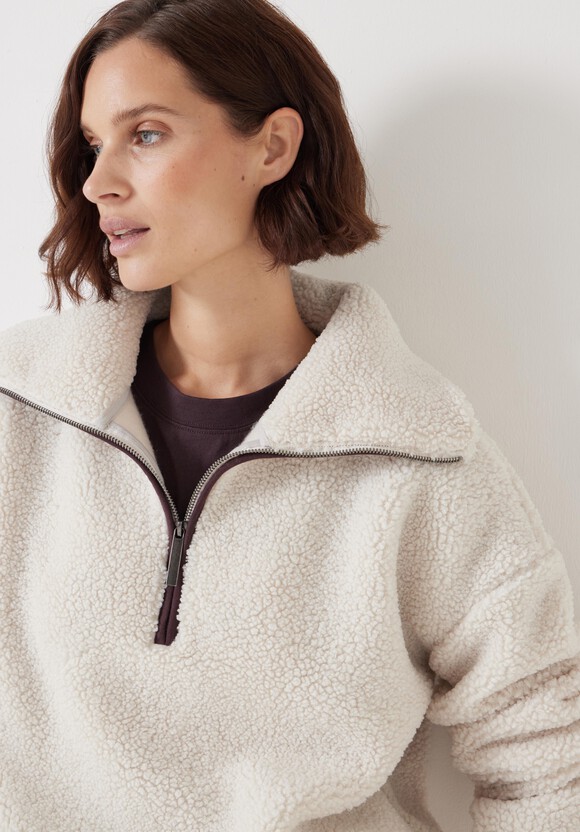 Borg Half Zip Sweatshirt
