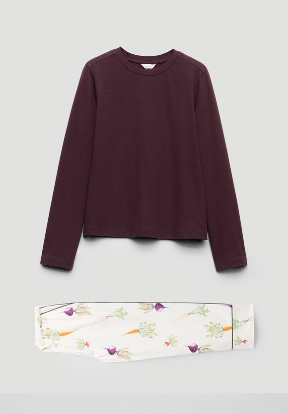 Long Sleeve Brushed Cotton Pyjamas