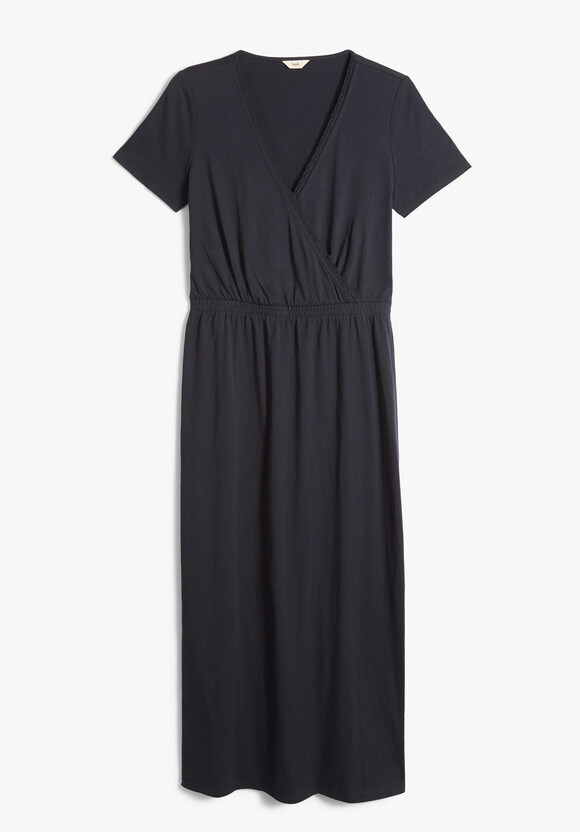 Naila Lace Jersey Midi Dress