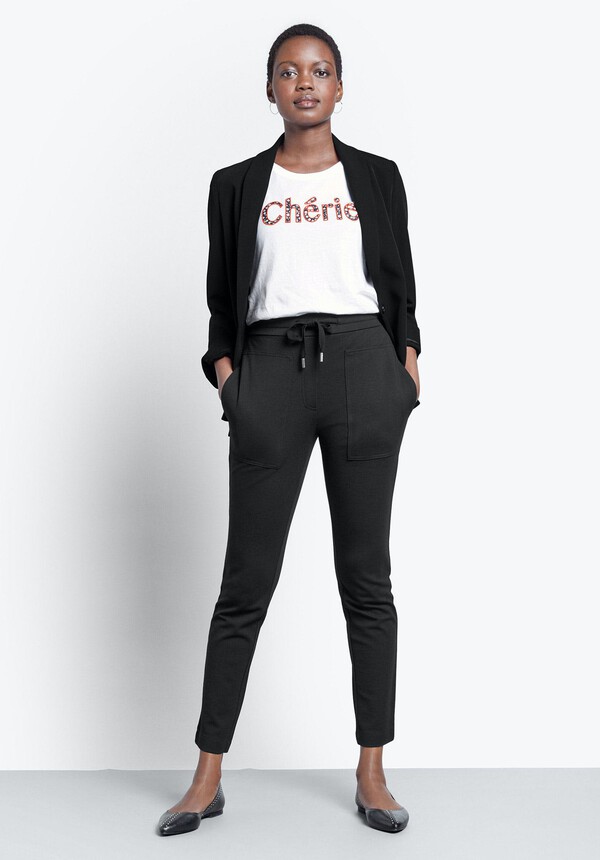 Big Pocket Jersey Trousers