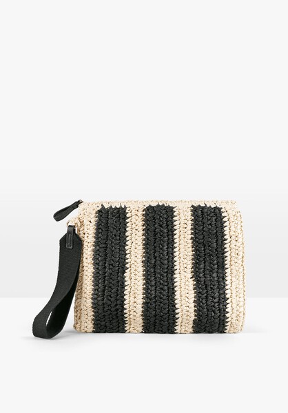 Nissi Striped Clutch