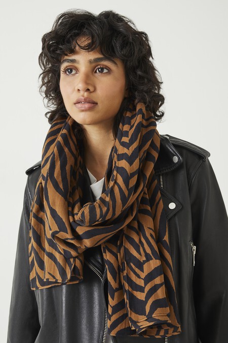 Zebra Printed Scarf