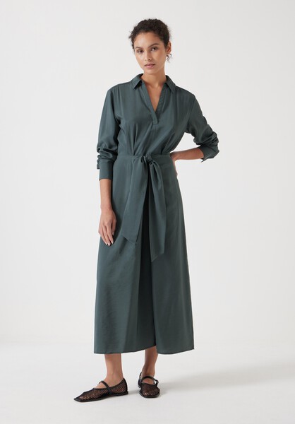 Maya Air Flow Front Tie Maxi Dress