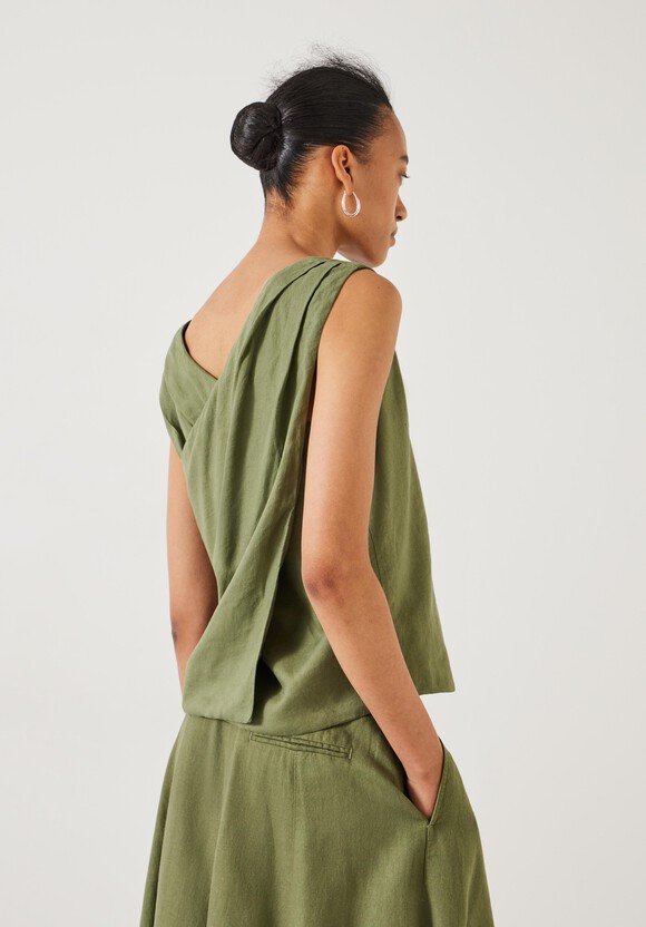 Kimi Two Way Linen Waistcoat