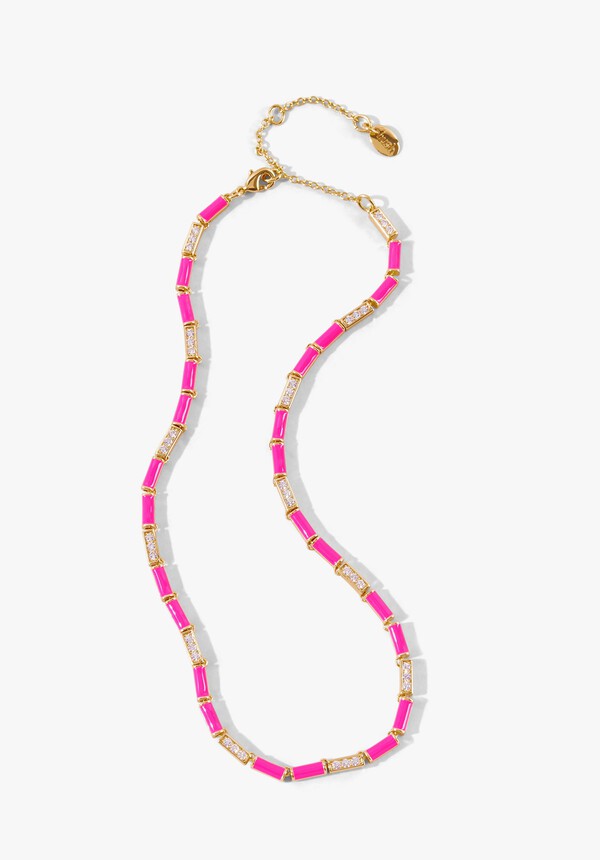 Selene Enamel Necklace